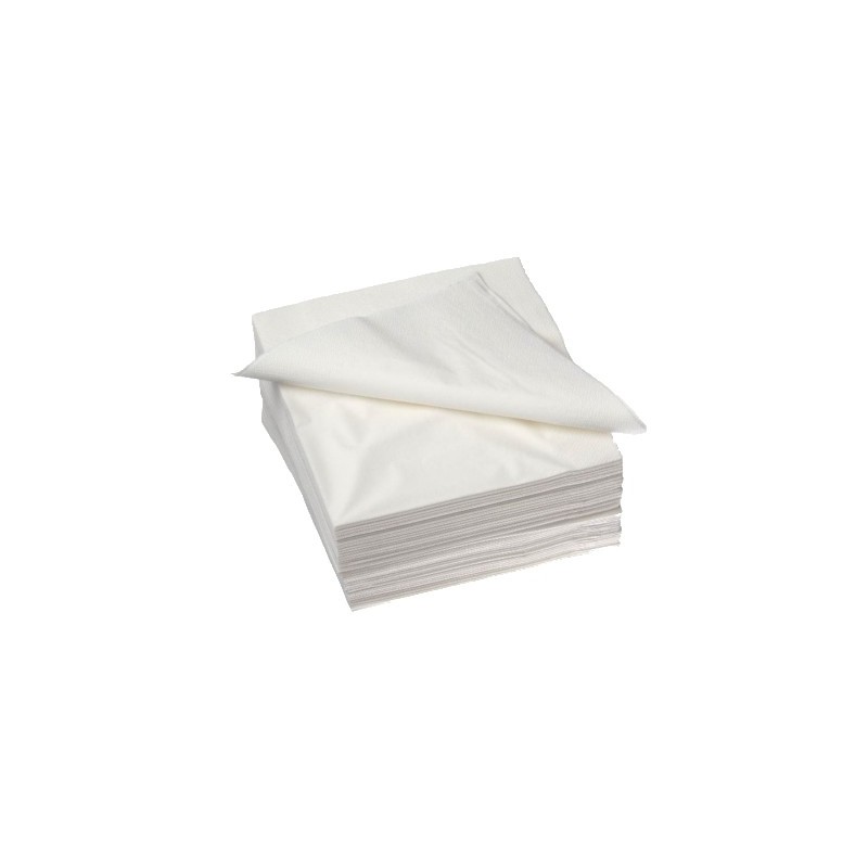 SERVIETTES NAP BLANCHES 30x40 2 PLIS