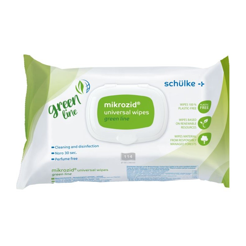 LINGETTES MIKROZID UNIVERSAL GREEN LINE