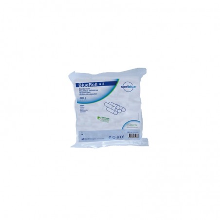 COTON SALIVAIRE BLUEROLL N°1 300GR STERIBLUE OSBRSALV001